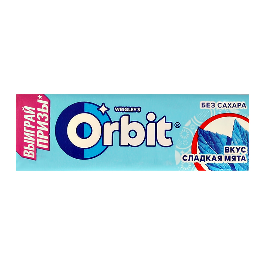 Жевательная резинка `ORBIT` Сладкая мята 13,6 г