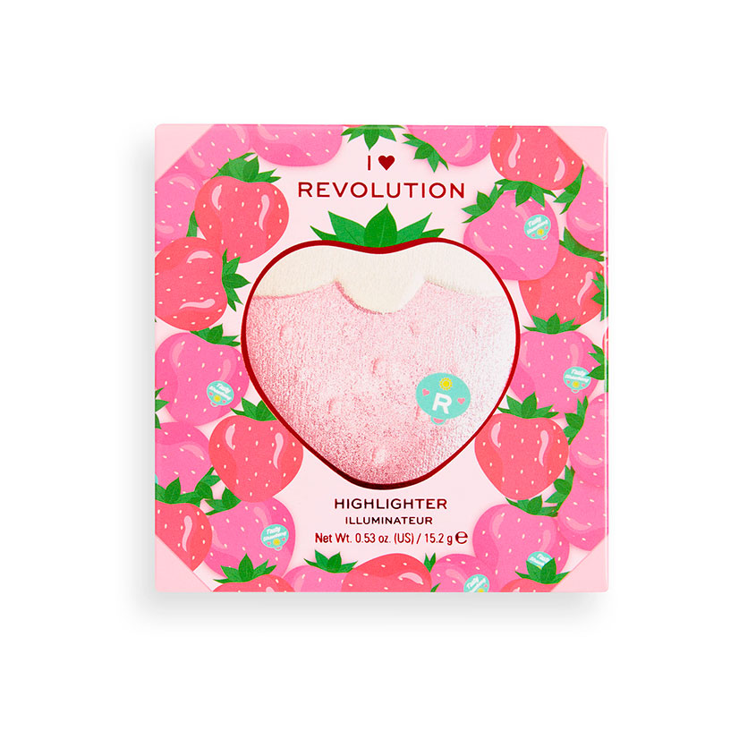 Хайлайтер для лица `I HEART REVOLUTION` TASTY тон strawberry