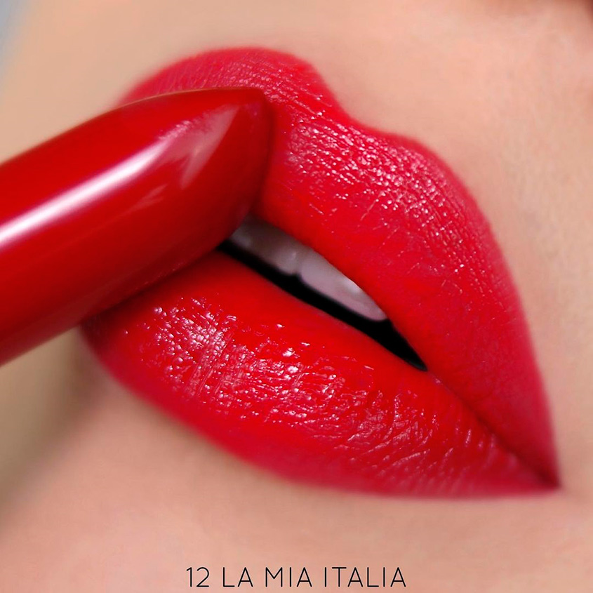 Помада для губ `RELOUIS` LA MIA ITALIA тон 12 trendy red rubin