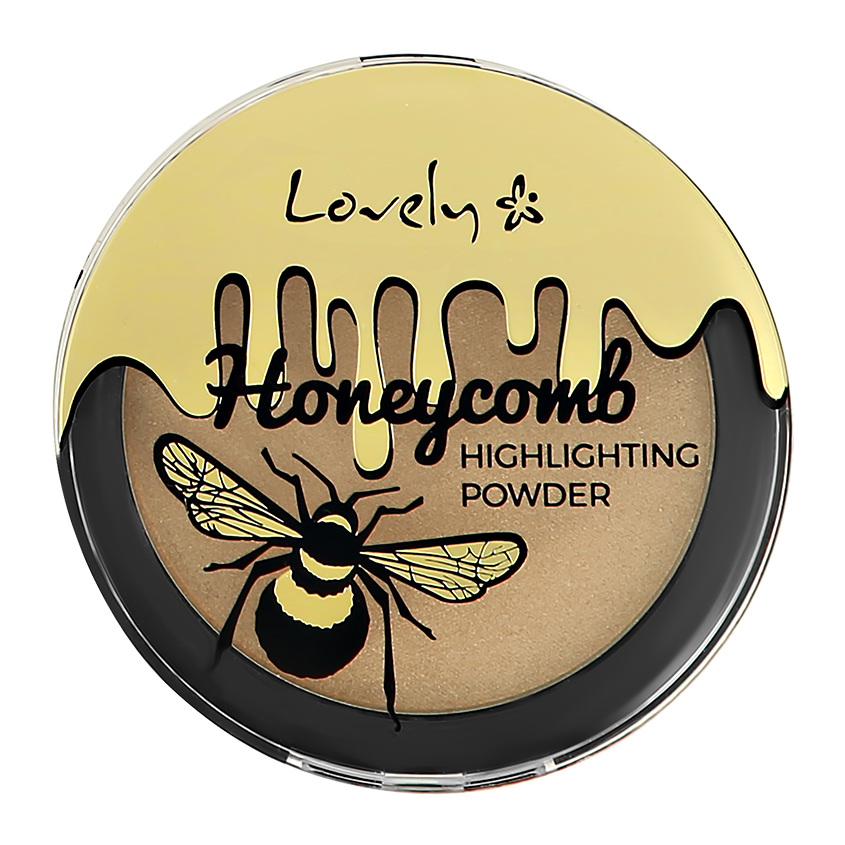 Пудра-хайлайтер `LOVELY` HONEY BEE тон 3