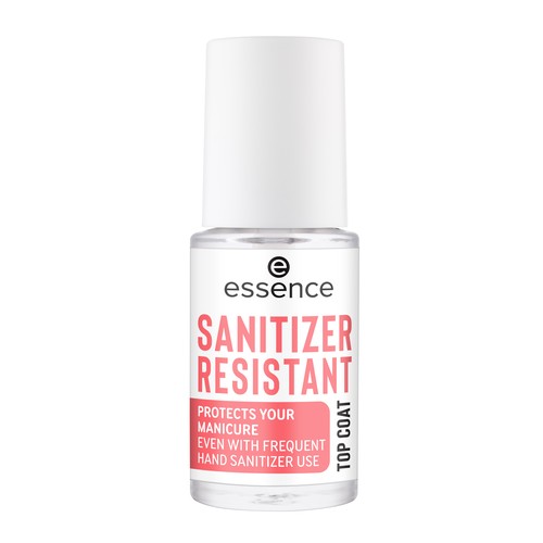 Верхнее покрытие для ногтей `ESSENCE` sanitizer resistant 8 мл