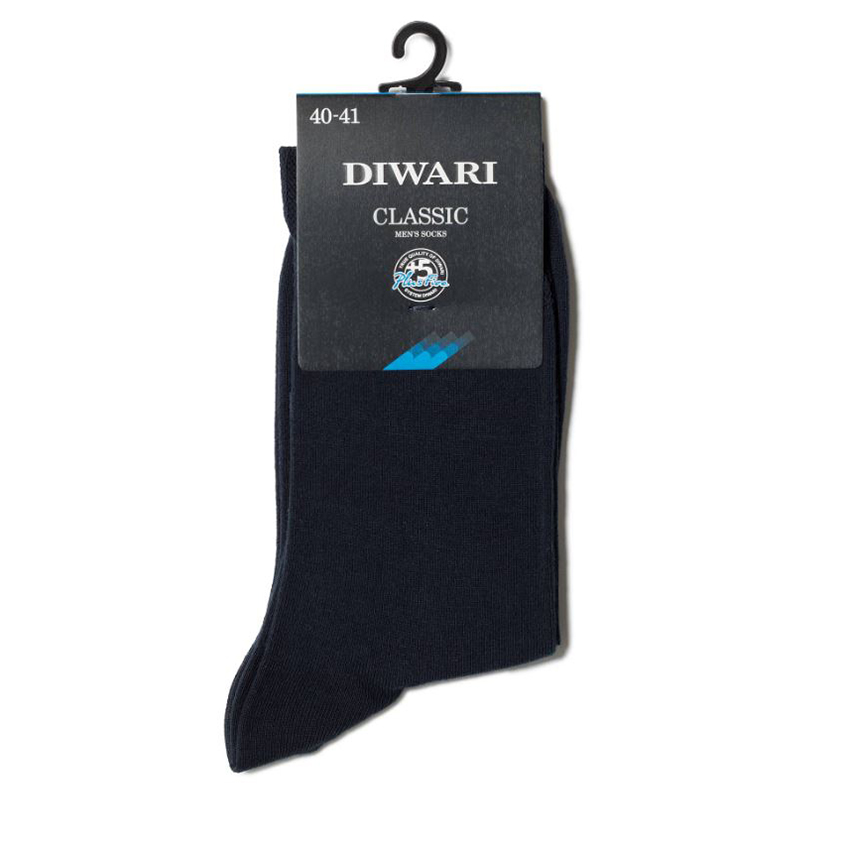 Носки мужские `DIWARI` DW CLASSIC темно-синий (42-43)
