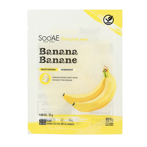 Маска для лица `SOO`AE` с экстрактом банана 25 г