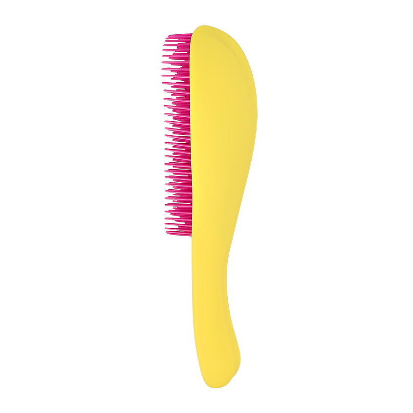 Расческа для волос распутывающая `LADY PINK` желтая