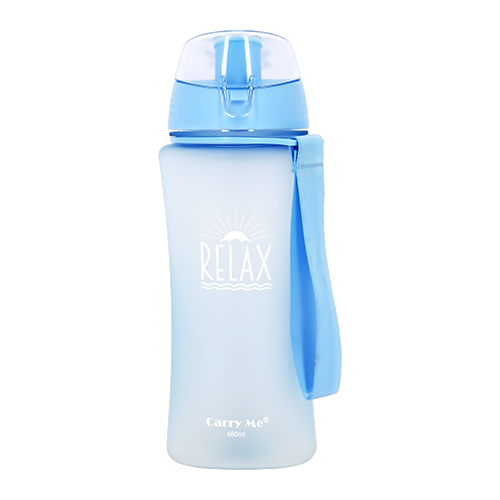 Бутылка для воды `FUN` RELAX Blue матовая 480 мл