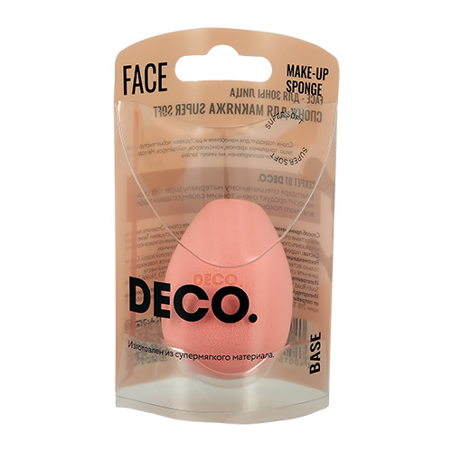 Спонж для макияжа `DECO.` BASE мягкий super soft