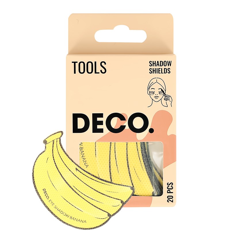Патчи для макияжа `DECO.` самоклеящиеся 20 шт (banana)