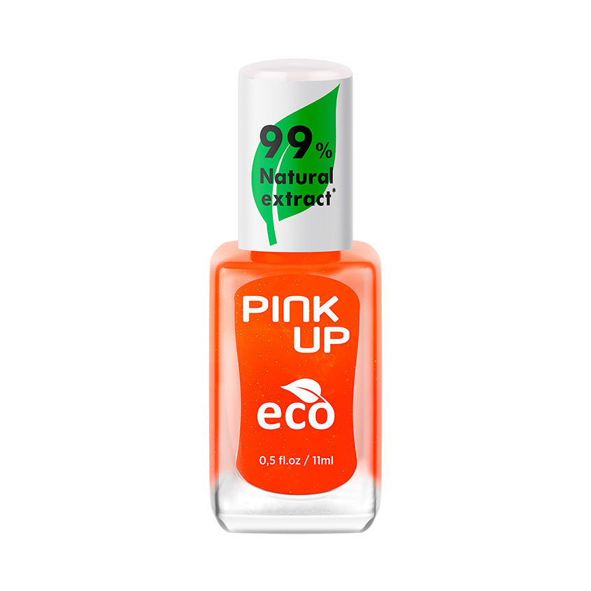 Лак для ногтей `PINK UP` `ECO` тон 16 с натуральными ингредиентами 11 мл