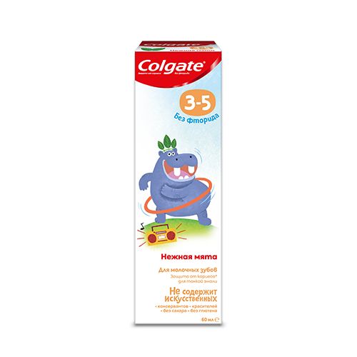 Паста зубная детская `COLGATE` нежная мята (3-5 лет) 60 мл