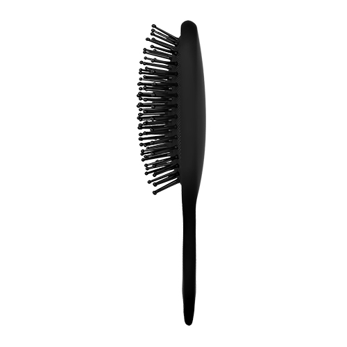 Щетка для волос `LADY PINK` `BASIC` deep black массажная малая овальная