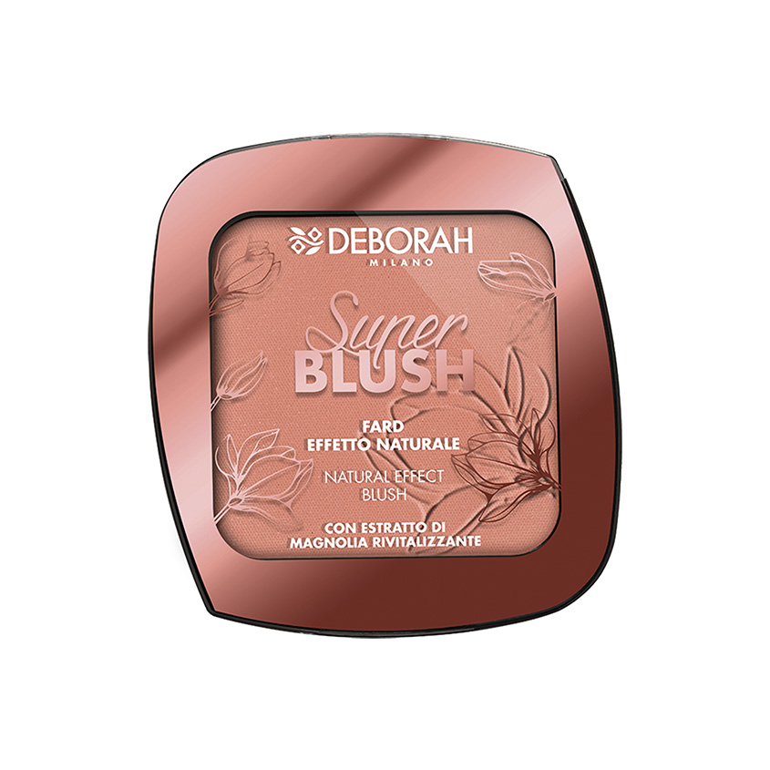 Румяна для лица `DEBORAH` SUPER BLUSH тон 02 кораллово-розовый