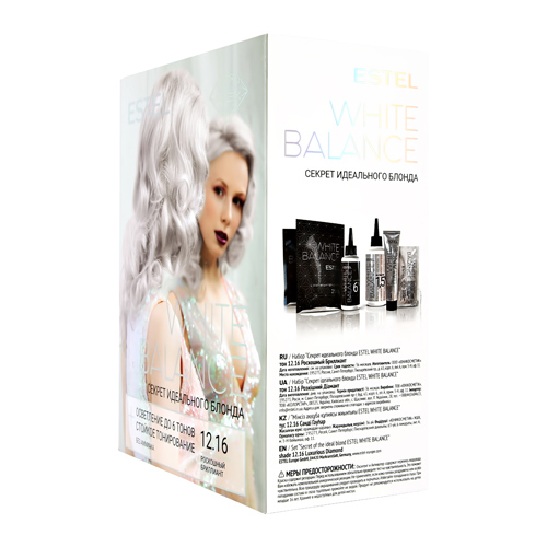 Набор для окрашивания волос `ESTEL` WHITE BALANCE Роскошный бриллиант