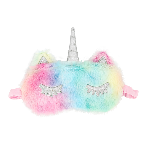 Маска для сна `MISS PINKY` `BASIC` мягкая (Единорог разноцветный)
