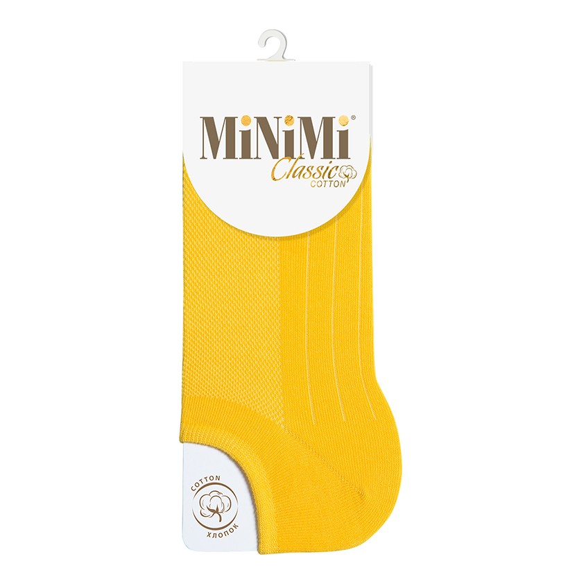 Носки женские `MINIMI` MINI COTONE Giallo 35-38