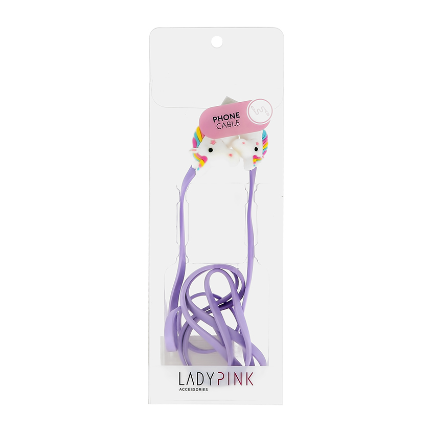 Зарядный кабель `LADY PINK`