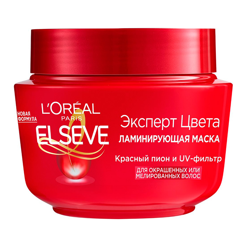 Маска для волос `LOREAL` `ELSEVE` ЭКСПЕРТ ЦВЕТА с эффектом ламинирования (для окрашенных и мелированных волос) 300 мл