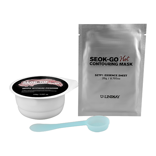 Маска для лица `LINDSAY` SEOK-GO альгинатная согревающая (питательная) 100 г + 20 г