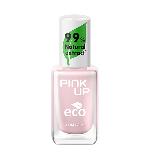 Лак для ногтей `PINK UP` `ECO` тон 02 с натуральными ингредиентами 11 мл