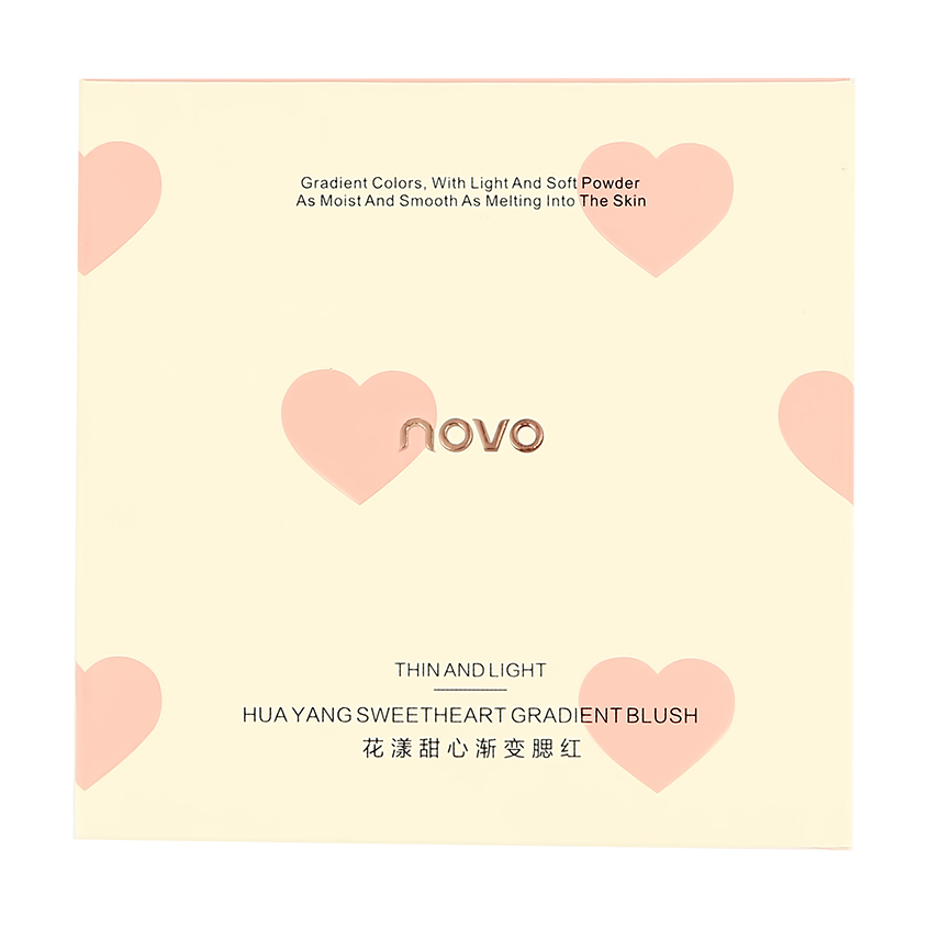 Румяна для лица `NOVO` SWEETHEART GRADIENT BLUSH тон 03