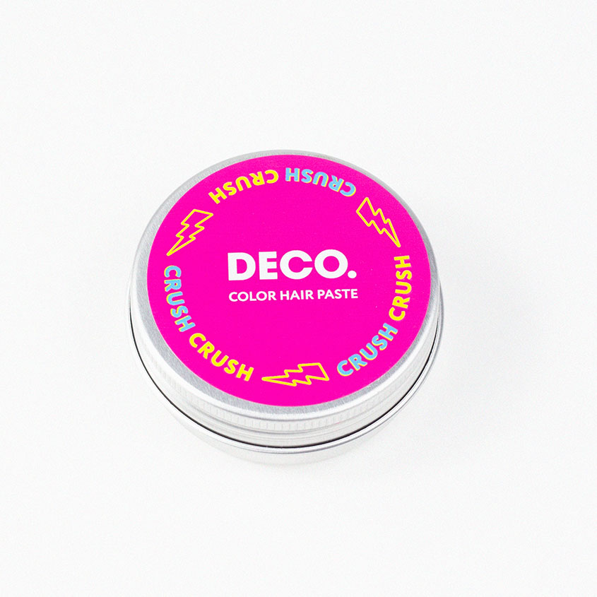 Паста для волос `DECO.` CRUSH CRUSH CRUSH by Miami tattoos цветная (Neon Pink)