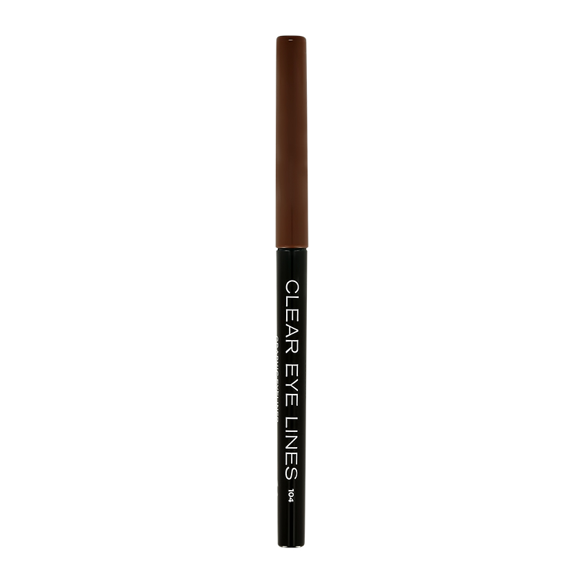 Карандаш для глаз `PARISA` CLEAR EYELINER PENCIL механический тон 104 коричневый темный