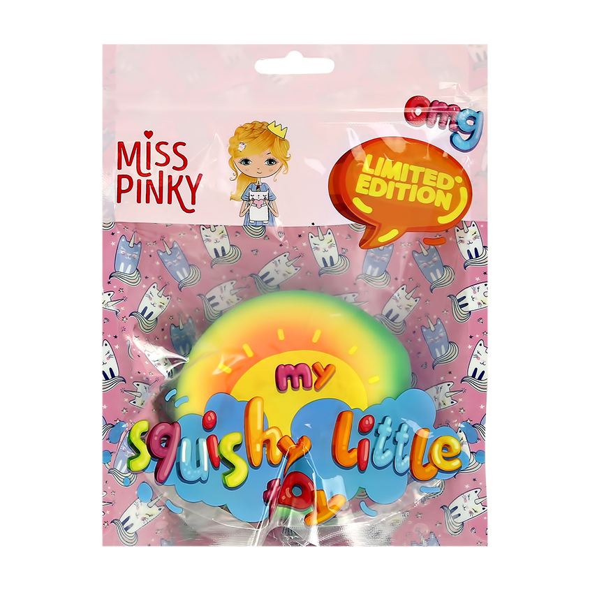 Антистресс `MISS PINKY` цветной мячик
