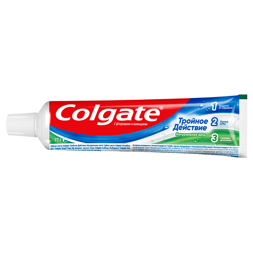 Паста зубная `COLGATE` ТРОЙНОЕ ДЕЙСТВИЕ 50 мл