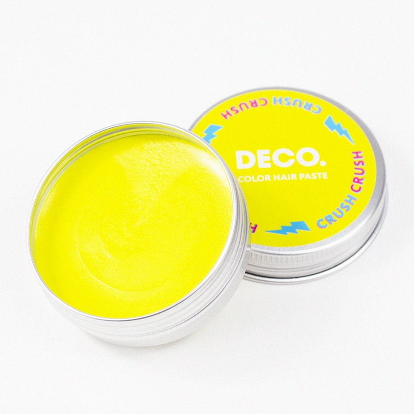 Паста для волос `DECO.` CRUSH CRUSH CRUSH by Miami tattoos цветная (Neon Yellow)