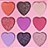 Палетка теней для век `I HEART REVOLUTION` HEART BREAKERS тон flamboyant