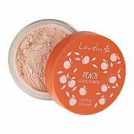 Пудра рассыпчатая для лица `LOVELY` PEACH LOOSE POWDER