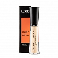 Консилер для лица `NOTE` CONCEAL & PROTECT LIQUID CONCEALER тон 01