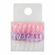 Набор резинок `LADY PINK` `BASIC` SLINKY box 3 шт