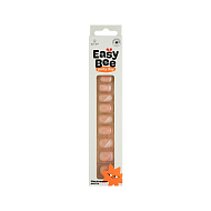Набор накладных ногтей с клеевыми стикерами `EASYBEE` NAIL DAY Stripe French (12 шт + клеевые стикеры 24 шт)