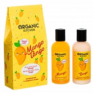 Набор подарочный женский `ORGANIC KITCHEN` MANGO TANGO (гель для душа 170 мл, молочко для тела 170 мл)