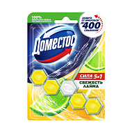 Подвеска для унитаза `DOMESTOS` Свежесть лайма 55 гр