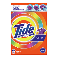 Порошок стиральный `TIDE` для цветного белья (автомат) 450 гр