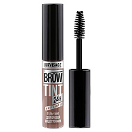 Гель-тинт для бровей `LUXVISAGE` BROW TINT WATERPROOF 24H тон 102 soft brown водостойкий