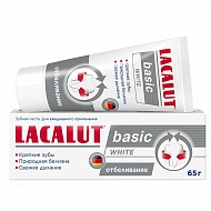 Паста зубная `LACALUT` BASIC White 65 г