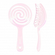 Расческа для сушки волос `LADY PINK`