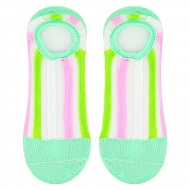 Носки женские `SOCKS` FUNNY STRIPES Green, р-р единый