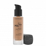 Основа тональная для лица `CATRICE` ALL MATT SHINE CONTROL MAKE UP тон 046 n neutral toffee
