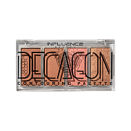 Палетка для контуринга `INFLUENCE BEAUTY` GOLDEN DECAGON тон 01
