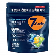 Средство для стирки `7.LAB` 3 в 1 (в растворимых капсулах) 10 шт