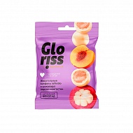 Жевательные конфеты `GLORISS` Персик и мангостин 35 г