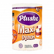 Полотенца бумажные `PLUSHE` Maxi 2-х слойные 1 шт