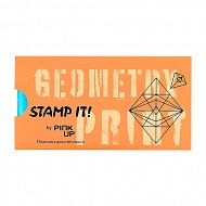 Пластина для стемпинга `PINK UP` `STAMP IT!` GEOMETRY PRINT