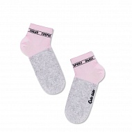 Носки детские `CONTE KIDS` CK ACTIVE светло-розовый-серый (33-35)