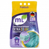 Порошок стиральный `ML` EXTRA COLOR концентрат 2,4 гр