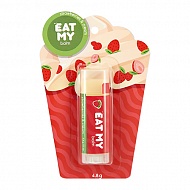 Бальзам для губ `EAT MY` Земляника со сливками 4,8 г