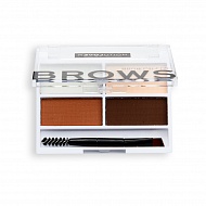 Набор для бровей `REVOLUTION` `RELOVE` BROWS BROW PALETTE тон medium